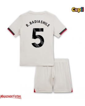 Chelsea Benoit Badiashile #5 Echipament de Fotbal Replică 2025-26 Copii Deplasare (+ Șorturi)